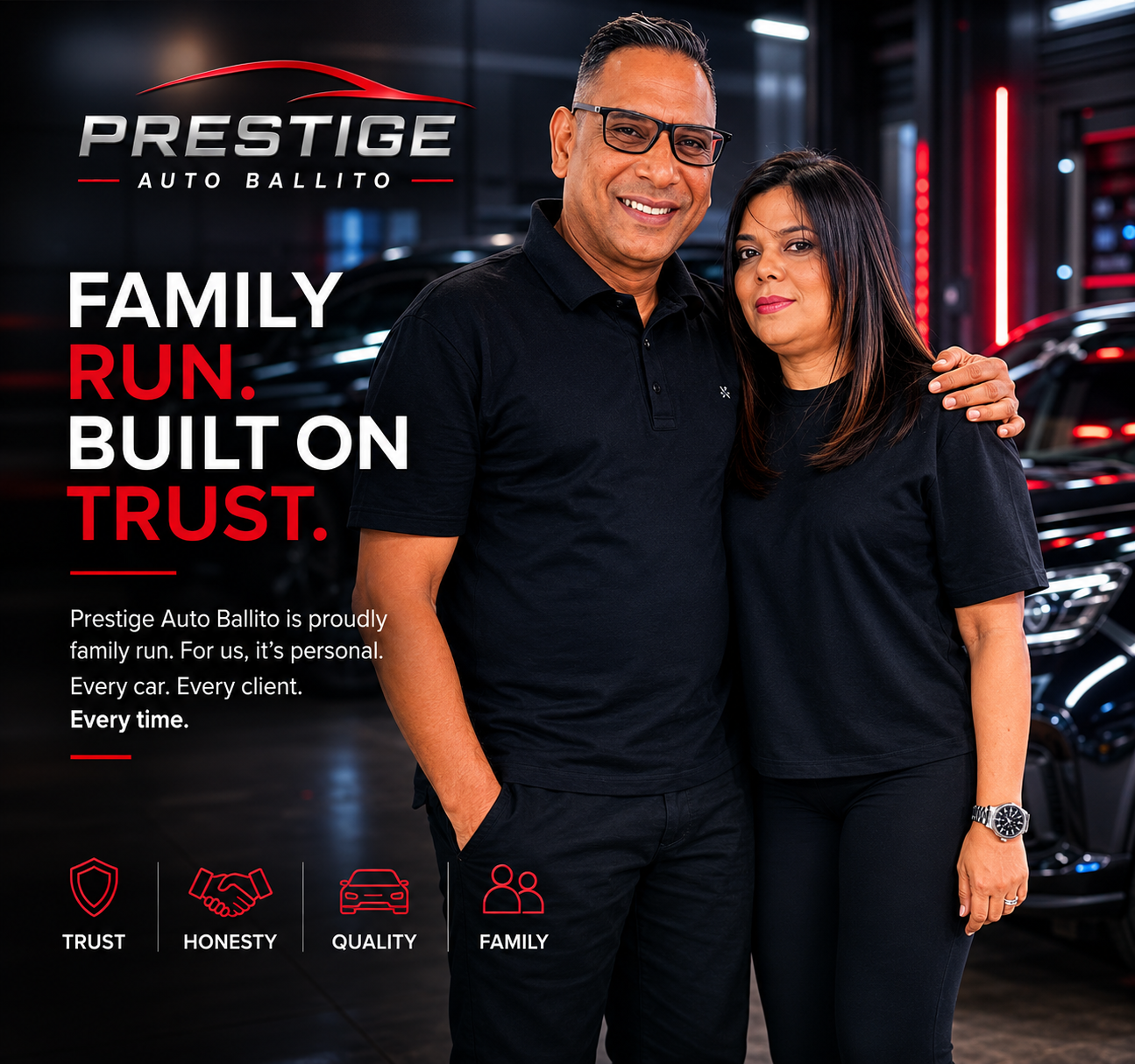 Clement and Naomie Pillay of Prestige Auto Ballito